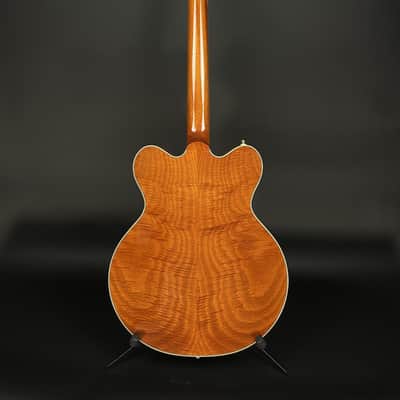 Gretsch Electromatic Limited Broadkaster Flame Okoume - Roundup Orange image 5