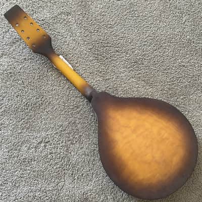 Honey Burst 8 String Mandolin Project, Spruce Top, Mahogany Body, Rosewood Fingerboard image 19