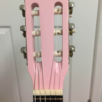 Herald Herald HL 34 3/4 Size Classical Guitar Pink image 5