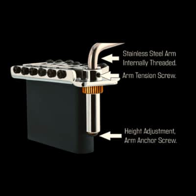 Wilkinson WVS130/2P Bridge Tremolo Locking Saddles - Chrome image 5