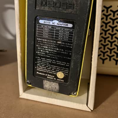 Boss OD-2 Turbo OverDrive (Black Label) 1985 - Yellow image 2