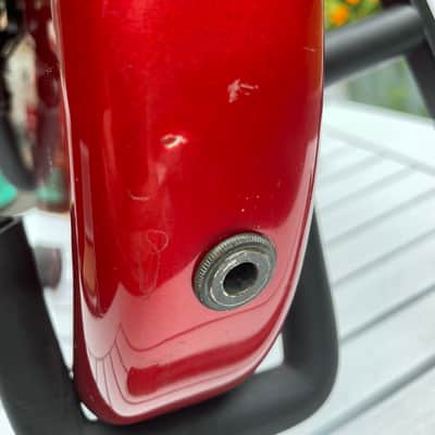 Kramer Baretta 85 Candy Red Banana Headstock image 10