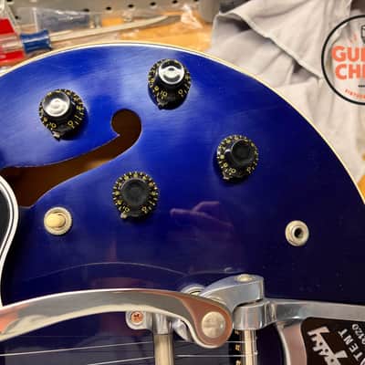 2023 Gibson Custom Shop ’59 ES-335 VOS Candy Apple Blue Bigsby OHSC COA image 16
