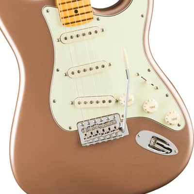 Fender American Professional Classic Stratocaster Maple Fingerboard - Faded Firemist Gold image 5