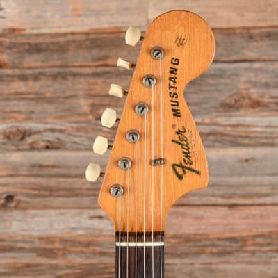 Fender Mustang Competition Burgundy 1973 image 6