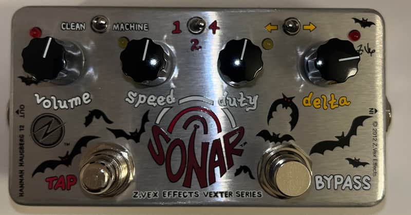 Zvex Vexter Series Sonar Tremolo with Tap Tempo 2010 Silver  PLAYED BY PAUL HINOJOS (At The Drive-In & The Mars Volta) FREE ATDI MERCH BUNDLE INCLUDED! image 1
