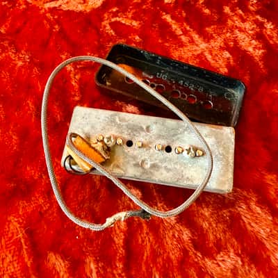 1960 Gibson P90 Les Paul deluxe, JR guitar pickup Black bobbin epiphone crestwood wilshire corner les paul image 2