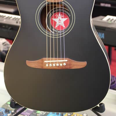 Fender Joe Strummer Campfire Acoustic Electric Guitar Black image 3