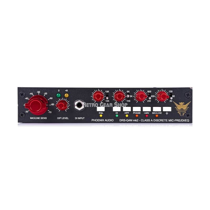 Phoenix Audio DRS-Q4M mk2 Ascent One EQ Discrete Microphone Preamp image 1