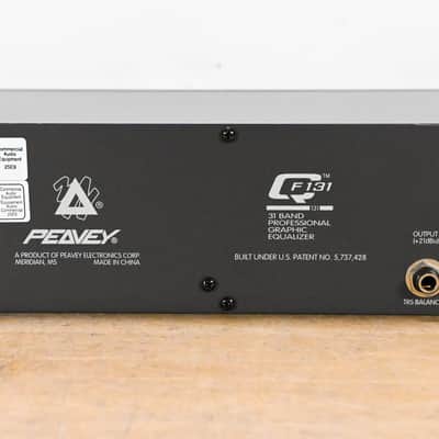 Peavey QF 131 31-Band Graphic Equalizer CG01451 image 8