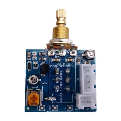 Boffin FX Push-Push Onboard Clean Boost Preamp 20dB 500K r Humbuckers, Super Strats & LPs image 7