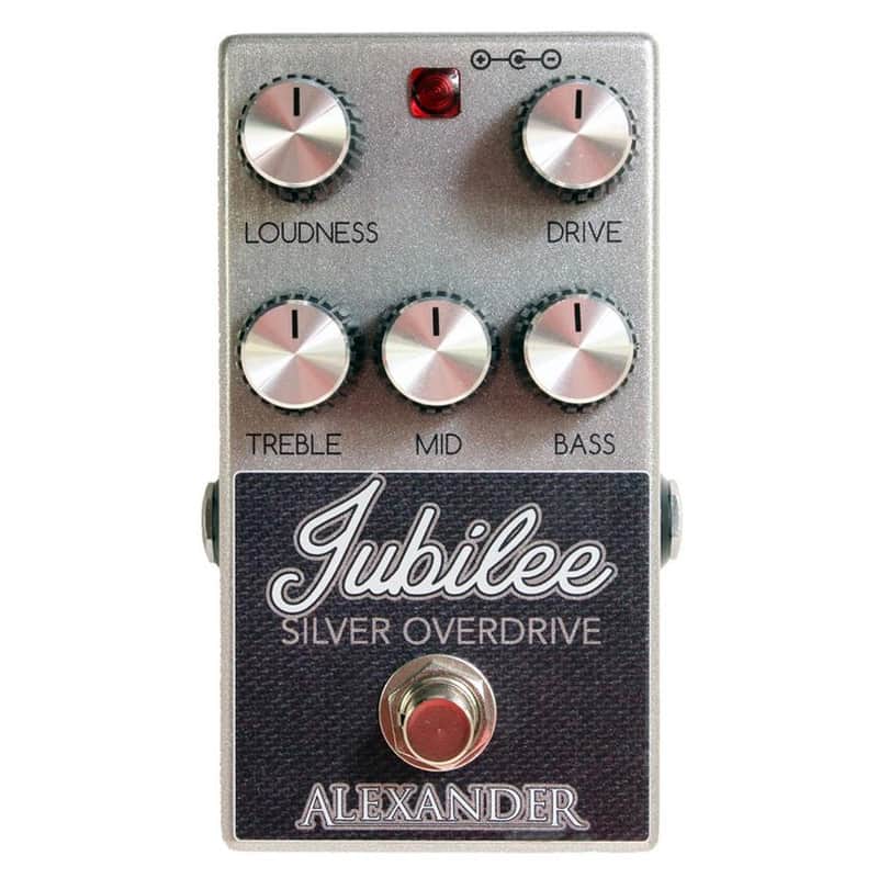 Alexander Pedals Jubilee Silver Overdrive Electric Guitar Effects Pedal image 1