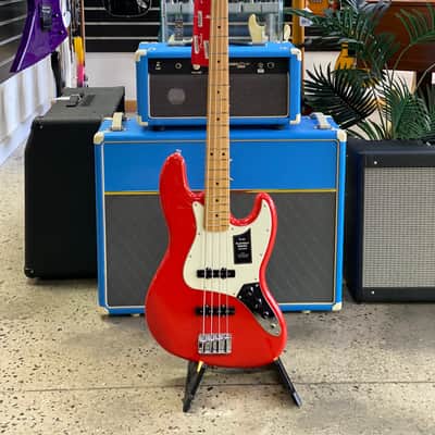 Fender Player II Jazz Bass Maple Fingerboard | Coral Red image 1