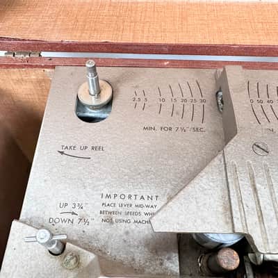 Vintage Silvertone Tube Reel-to-Reel Tape Recorder 3075 image 7