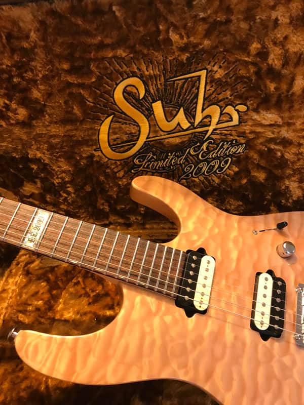 Suhr  Modern Carve Top Limited Edition  "LE 2009" with Lux hard case. image 1