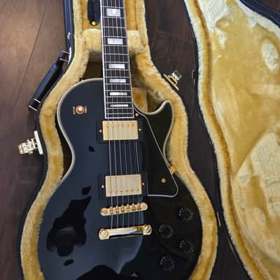 Epiphone "Inspired by Gibson Custom" Les Paul Custom 2024 - Present - Ebony image 2
