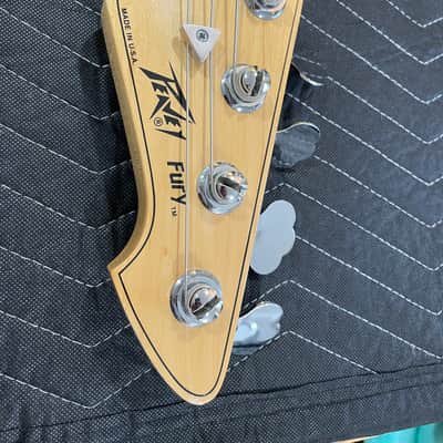 1985 Peavey FURY Bass (Super Ferrite p/u -made in USA 84-86 to replace the T-20 ) new CTSpots w/case image 3