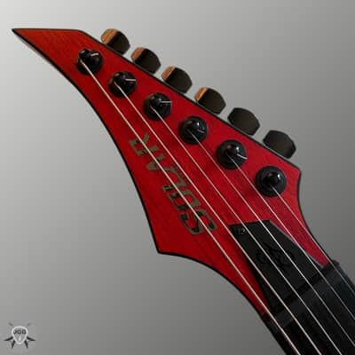 Solar GC2.6TBR Trans Blood Red Matte - With Gig Bag - Excellent Condition image 11