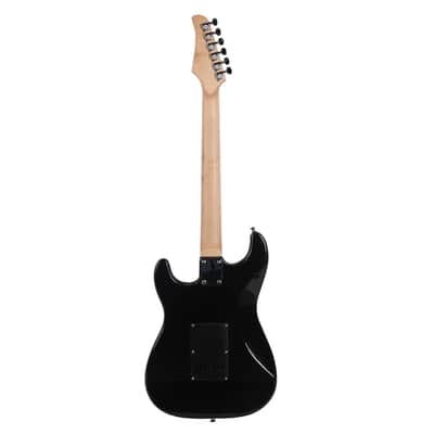 Glarry GST Stylish Electric Guitar Kit with Black Pickguard includes Guitar, Amp, Soft Case, Strap, Cord, and Pick 2020s - Black image 7