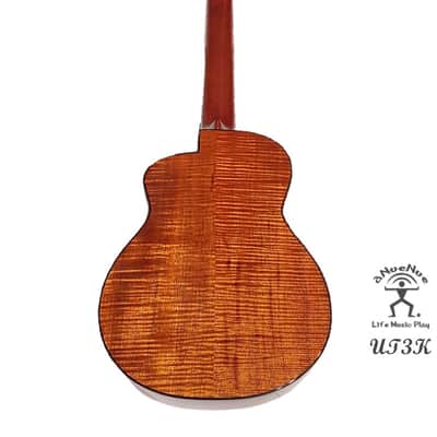 aNueNue Koa Bird UT3K all Solid 4AAAA grade Hawaiian Koa Tenor ukulele image 6