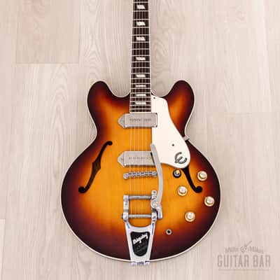 1995 Epiphone Casino-JL John Lennon Edition Pre-Elitist w/ Bigsby & Hangtag, Japan Terada image 2