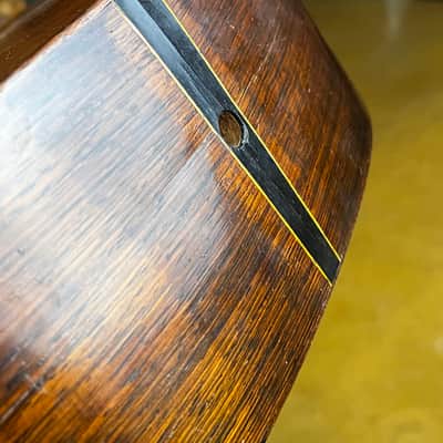 1920s Slotted Headstock Parlor Acoustic | Solid Brazilian Rosewood Back & Sides | Spruce Top | Ebony Fingerboard image 23