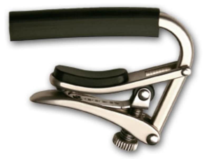 SHUBB Standard Capo - Polished Nickel Finish - Nylon String image 1