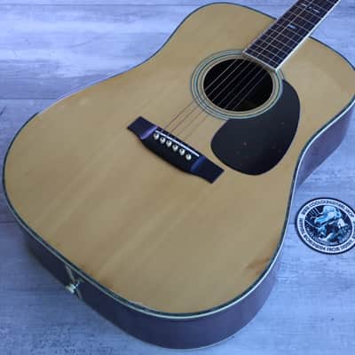1970's Three S by Suzuki AE30 Dreadnought (Natural) image 1