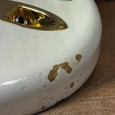 RARE 2001 Fender Custom Shop 1956 reissue stratocaster | NOS White Blonde, Original Fender G&G Hardcase and paper image 25
