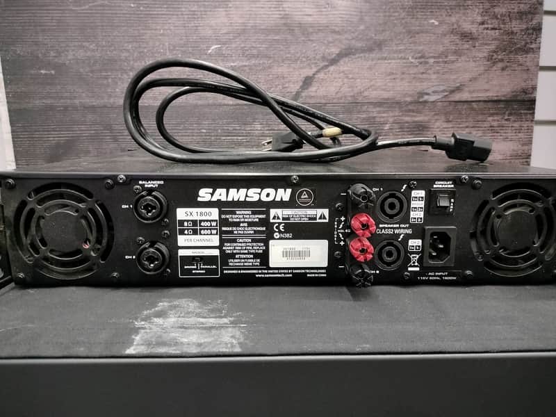 Samson SX 1800 Power Amplifier (San Antonio, TX) | Reverb