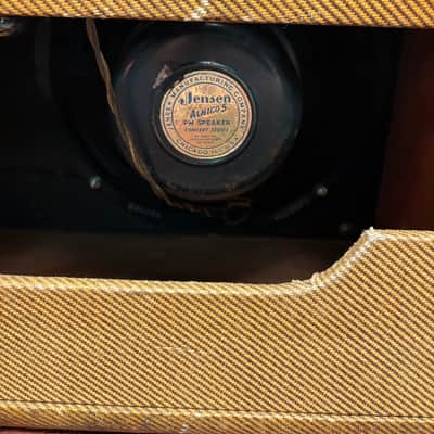1955 Fender Tremolux 5E9 Narrow Panel Tweed image 16