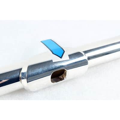 Tomasi Series 09 Silverlight (.835) Headjoint Regular Solid .925 Silver Lip-Plate and Riser image 3