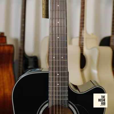 Takamine GD30CE-12 12-string Acoustic-electric Guitar - Black image 3