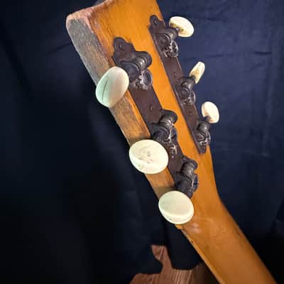 1939 United Elitone Parlor Guitar – Prewar Chicago-Built Vintage Acoustic – Family Owned Since New image 6