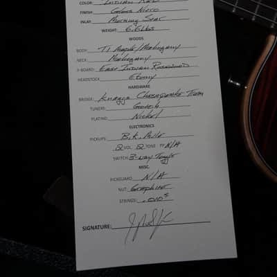 Knaggs Guitars Kenai Trem Hollowbody in Indian Red - New Model for 2026 image 12