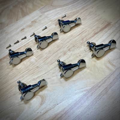 Gotoh SG381-07 Tuners - 6 In-line Right-handed - Chrome image 2
