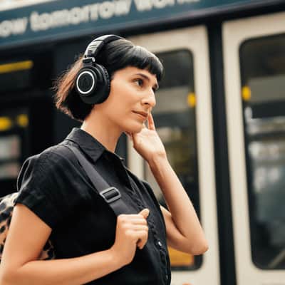 Audio-Technica ATH-M50xBT2 Wireless Over-Ear Headphones with Bluetooth (Black) image 9