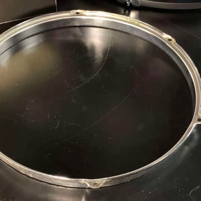 Vintage 50's Gretsch 13" Chrome over Brass Stick Chopper Hoop (Rm4) image 2