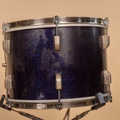 1965 Leedy Shelly Manne Sparkling Blue Pearl Drum Set image 15