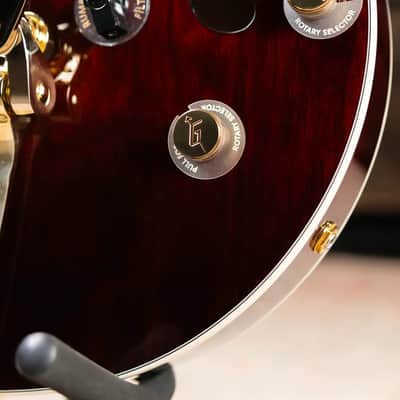 Gretsch Limited Edition Abbey Road Studiomatic Hollow Body with Bigsby Electric Guitar - Classic Walnut Stain with Hardshell Case image 13