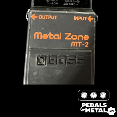 Boss MT-2 Metal Zone (Silver Label) 1991 - Present - Black X11293 image 1