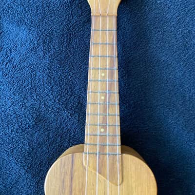 Kamaka Gold Label Solid Koa Soprano Ukulele 1954-1969 image 3