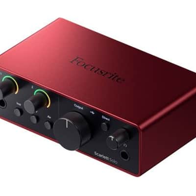 Focusrite Scarlett Solo 4th Generation Audio Interface image 3