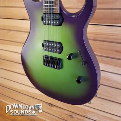2016 Kiesel DC-600H Electric Guitar with Kiesel Hard Case - Clear Satin Matte "Joker Burst", 7lbs 4oz image 3