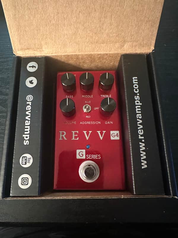 REVV G4 Distortion 2018 - 2021 - Red image 1
