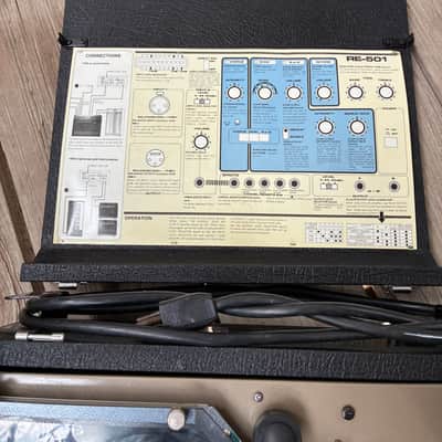 Roland RE-501 Chorus Echo 1980 - 1984 - Black Roland boss ce1 delay multi effect tape image 17