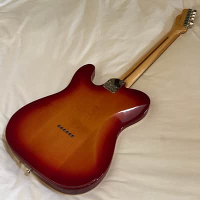 Vintage 2005 Fender American Deluxe Telecaster Rosewood Fretboard - Cherry Sunburst - Free Pro Setup image 15