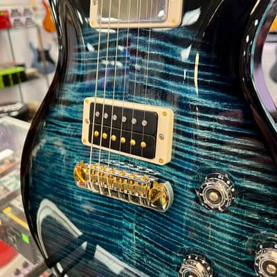 PRS Mark Tremonti Signature 10-Top Electric Guitar with Tremolo, Cobalt Smokeburst/Charcoal with Hardshell Case image 11