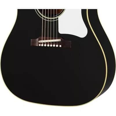 GIBSON - 60S J-45 ORIGINAL, ADJ SADDLE NO PICKUP EBONY image 5