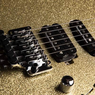 Charvel USA Custom Shop San Dimas HSS - Gold Sparkle image 14